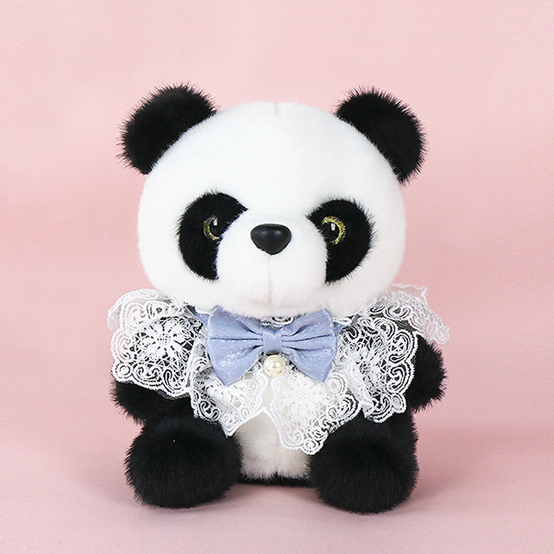 25cm Huanhuan Pearl Blue Bow Tie