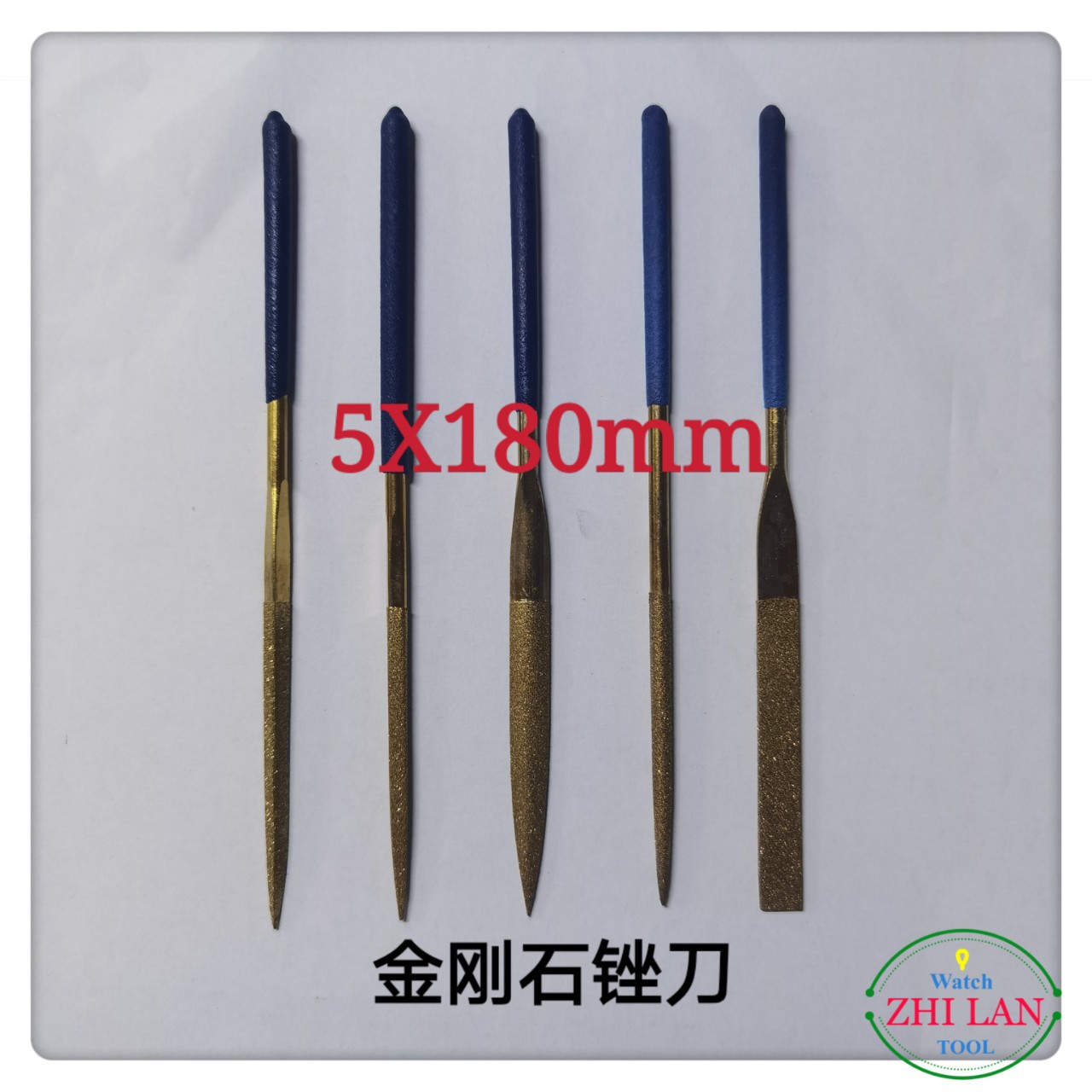 俢表工具/金刚石电镀合金锉刀/5X180扁平、三角、圆、四方金刚锉