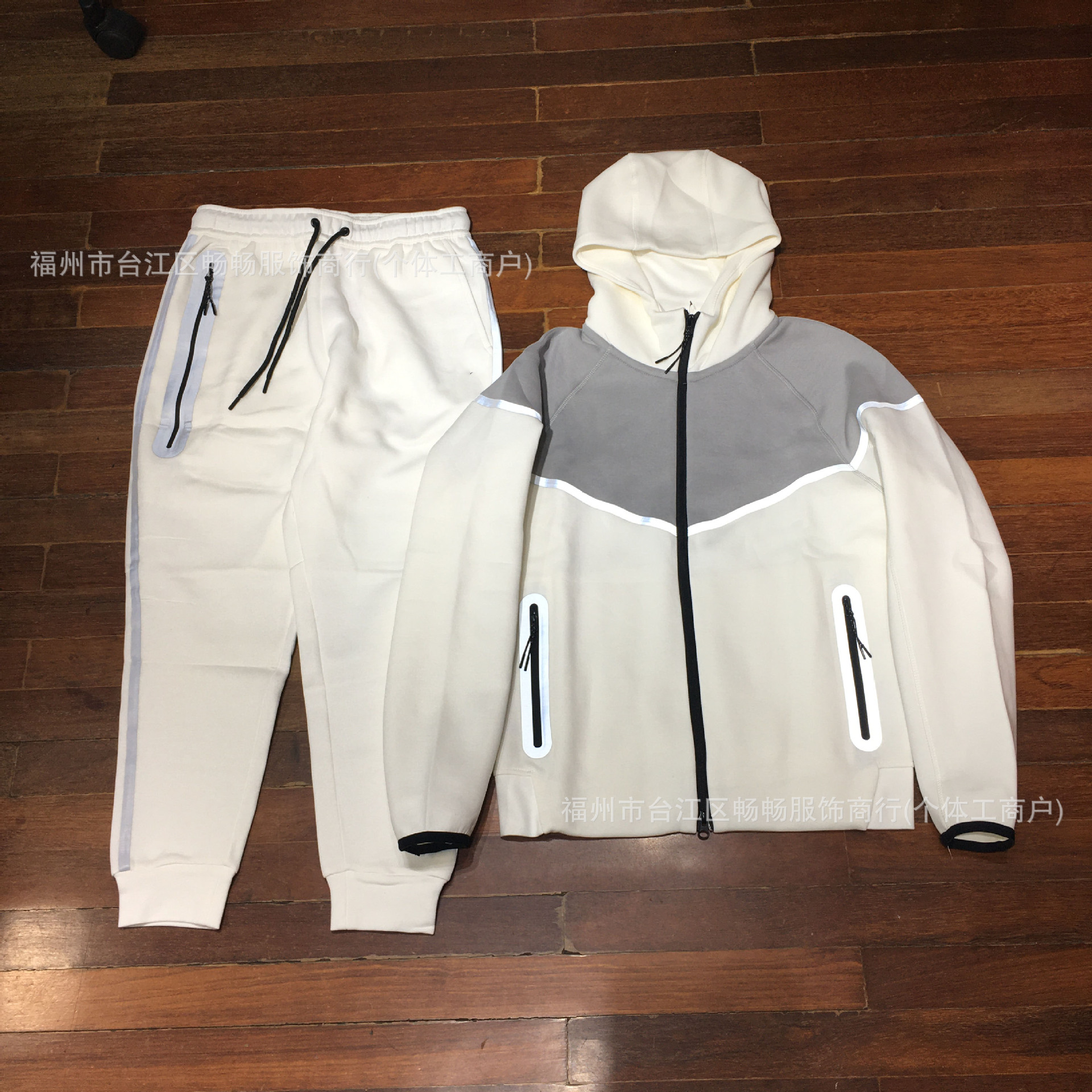 회색과 흰색