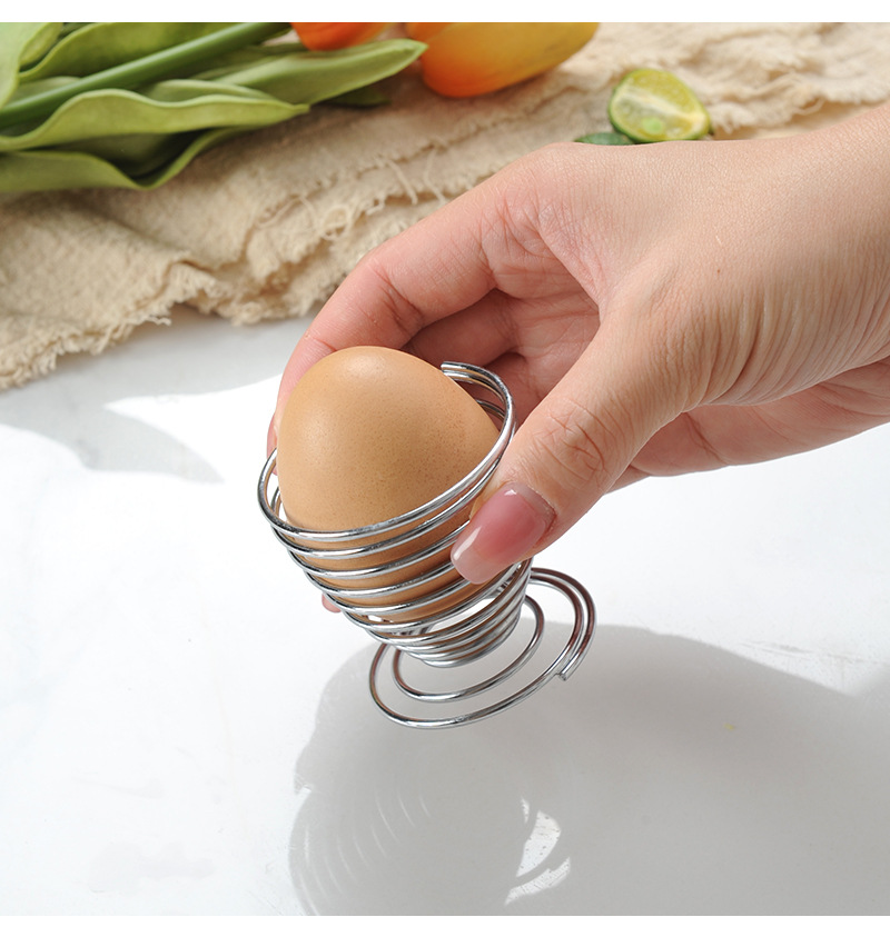 Simple Style Solid Color Stainless Steel Egg Beater Egg Tray 1 Piece display picture 1