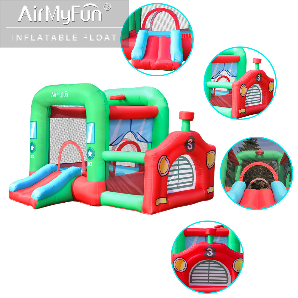 AMF | Castillo inflable para niños pequeño trampolín para el hogar castillo inflable tobogán para niños Castillo