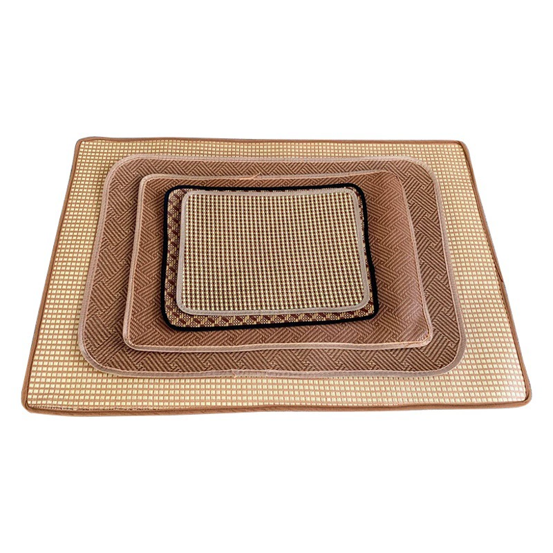 Охлаждающий коврик для животных от производителя, в наличии, для собак и кошек, летний, из ротанга, однослойный.