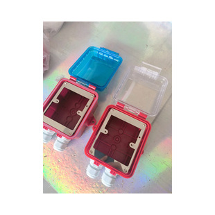 Manufacturer waterproof box junction box manual alarm button PC 68 66 fire hydrant sound and light alarm waterproof dustproof