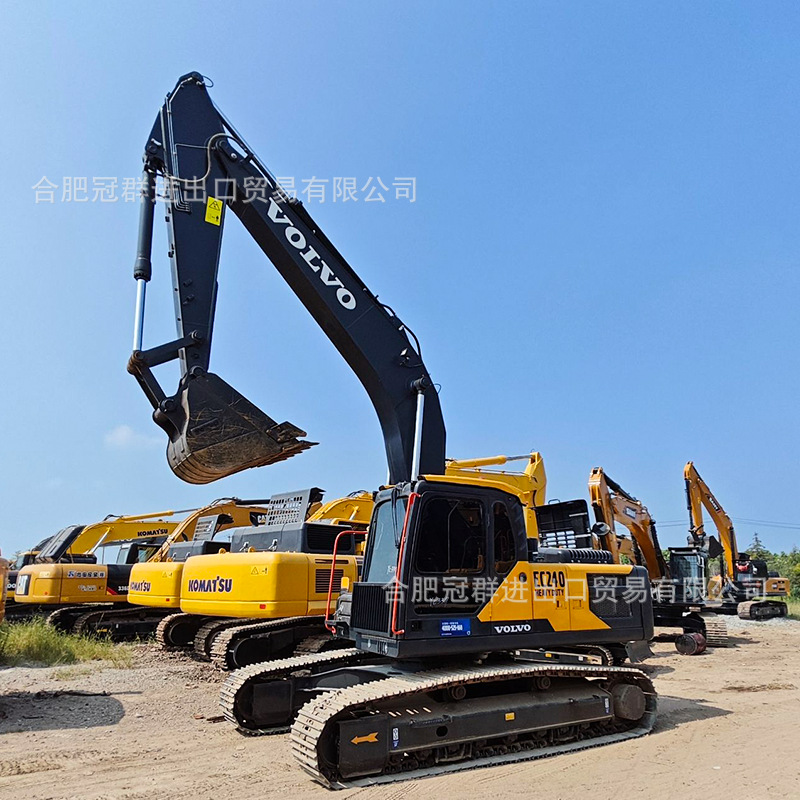 Comercio exterior venta directa Volvo EC240 excavadora tipo orugas gran construcción retroexcavadora hidráulica image 4