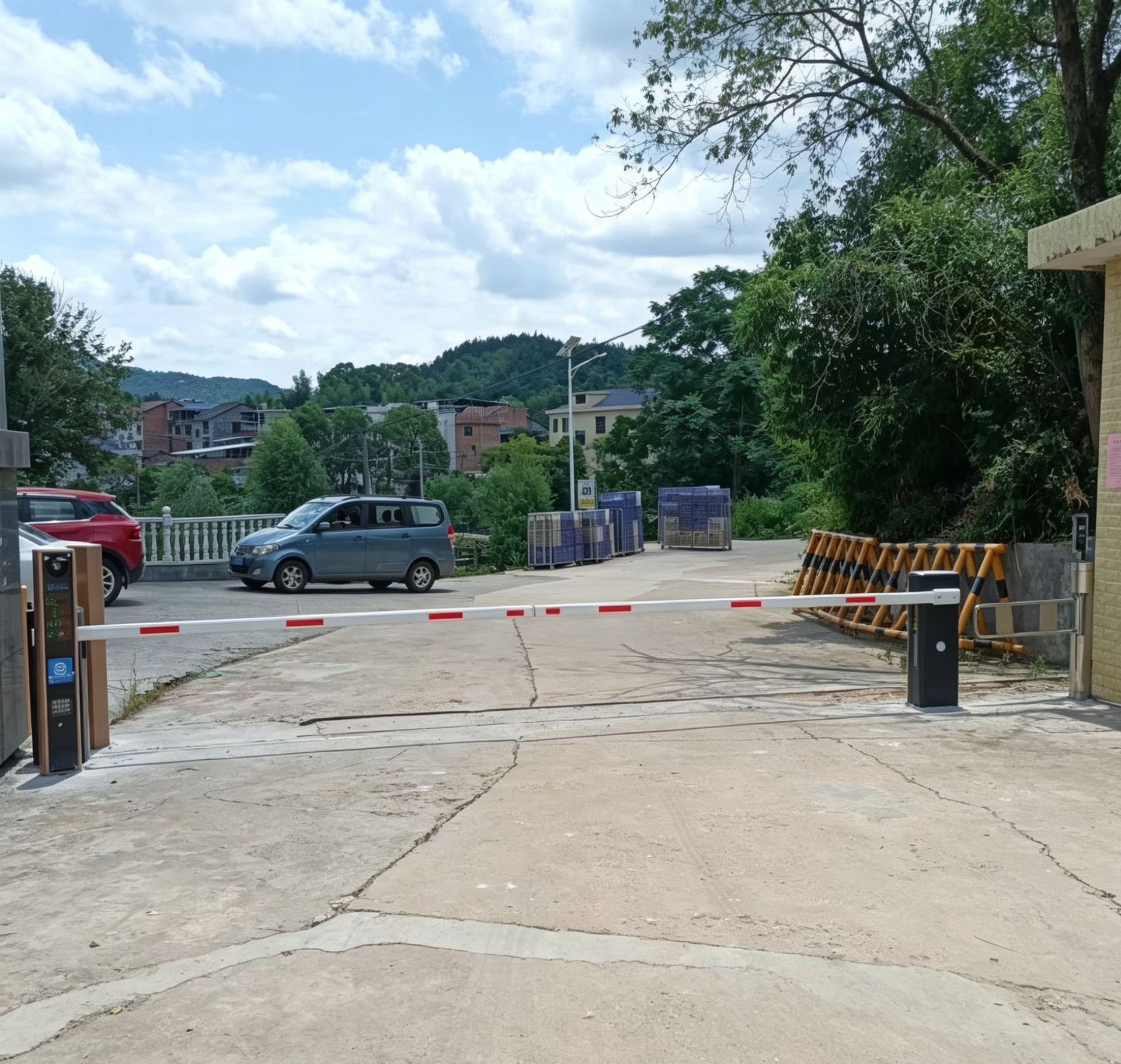 License Plate Recognition Gate Barrier, Vehicle Automatic Access Control System Source Manufacturer, Parking Lot Gate Barrier System