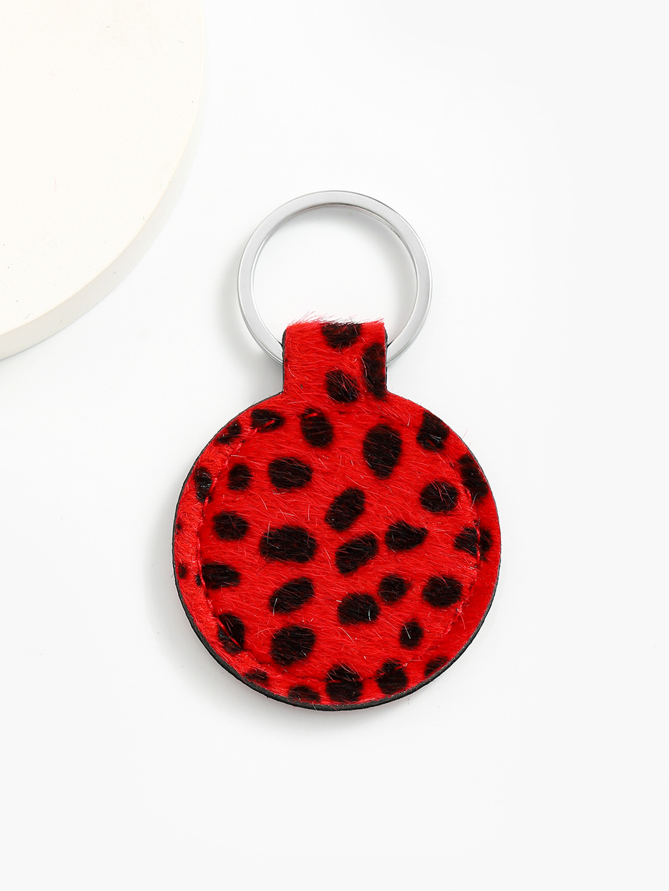 12g Weight Keychain Classification 1 Piece Quantity Daily Occasion PU Material Leopard Pattern Unisex Gender Casual Style Casual Leopard PU Unisex Keychain 11