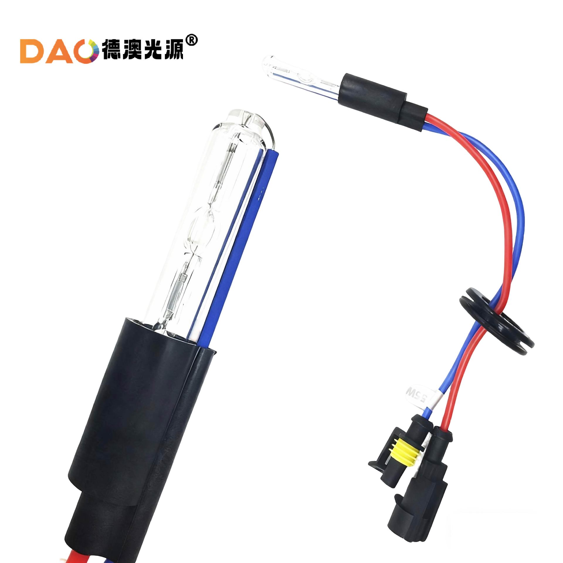 Venta al por mayor lámpara de xenón coche lámpara HID Q5 mar cinco 21mm doble lente de luz dedo burbuja automóvil motocicleta accesorios faro