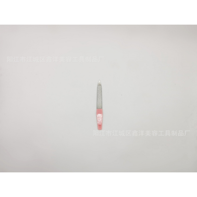 Archivo de uñas de dos cabezas herramientas de manicure de acero inoxidable archivo de uñas de fricción de uñas archivos de manicure al por mayor