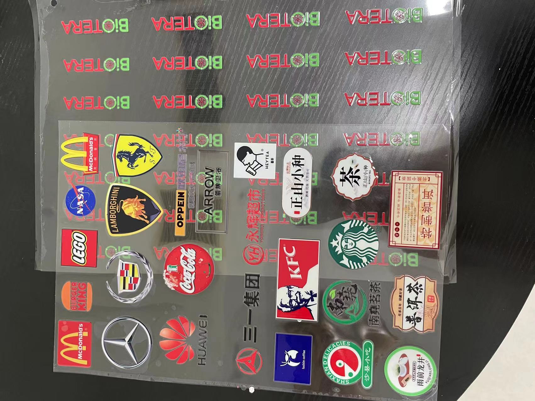 水晶标UV转印贴