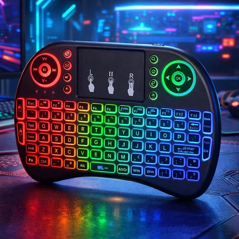 Mini Keyboard, 2.4GHz Portable Wireless Keyboard with Touch Mini Keyboard, 2.4GHz Portable Wireless Keyboard with Touch