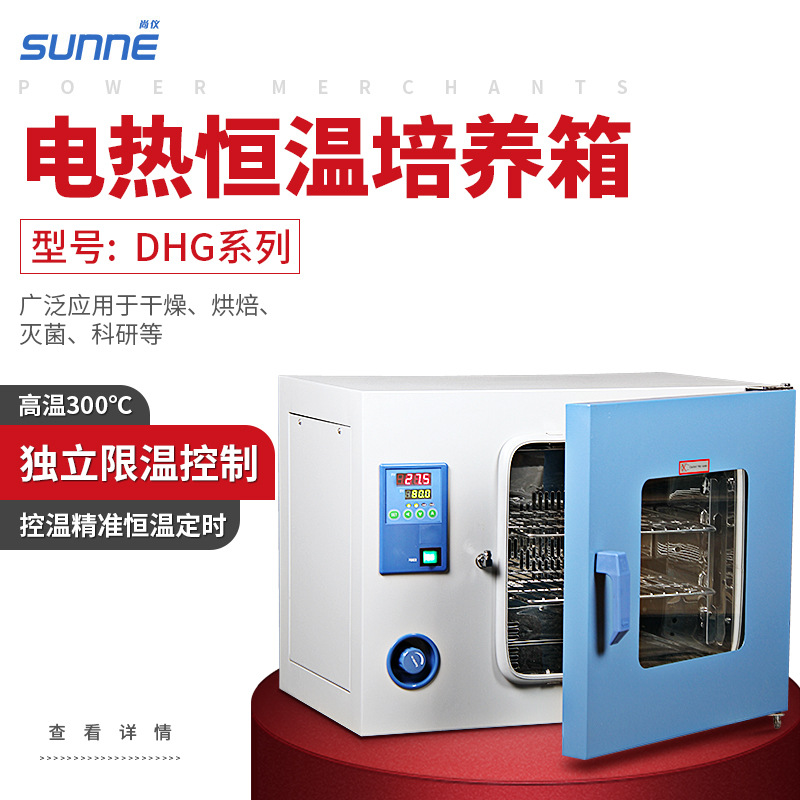 上海一恒 DHG系列电热鼓风干燥箱 电热恒温箱 烤箱 实验室烘箱