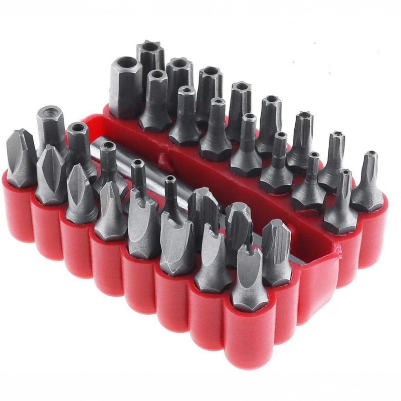 Destornillador eléctrico bit neumático Cruz bit extensión varilla con forma magnética destornillador 33 unidades traje
