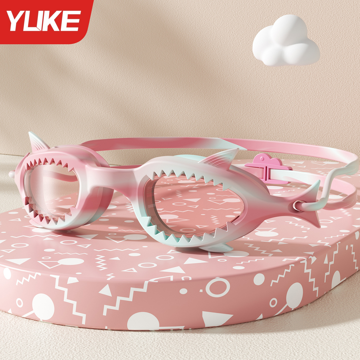 Gafas de natación para niños Gafas de marco pequeño antivaho para niños y niñas Entrenamiento de natación Buceo en forma de pez Equipo profesional impermeable HD