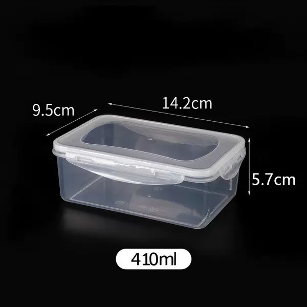 Rectangular, small, 410 ml
