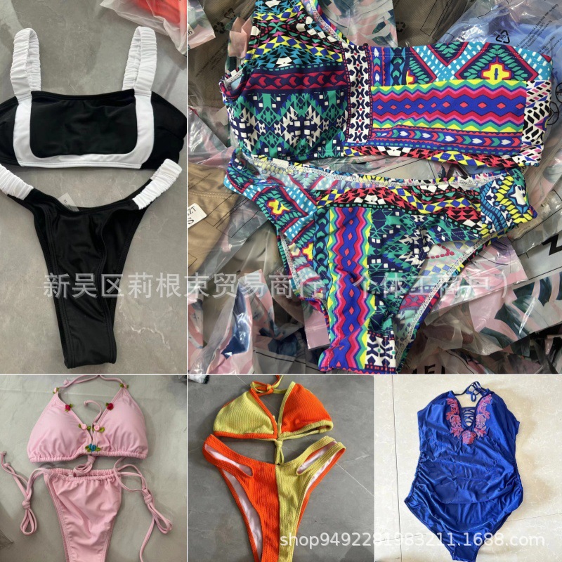 Shein nuevo traje de baño dividido sexy de comercio exterior para mujer, bikini de Amazon europeo y americano, traje de baño transfronterizo