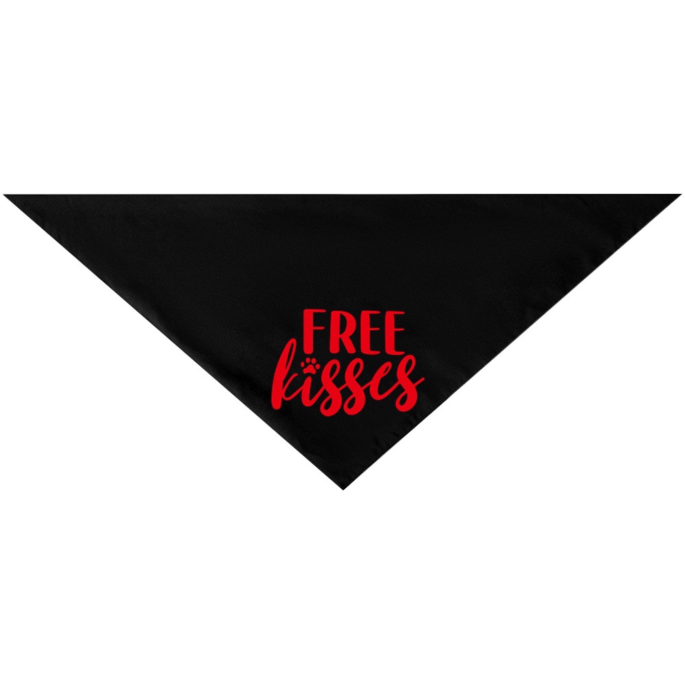 Fabricante en stock transfronterizo exclusivo nuevo Día de San Valentín mascota triángulo toalla mascota bufanda perro triángulo toalla