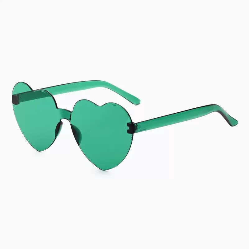 Nuevos gafas de sol de cuatro hojas sin marco transfronterizas europeas y americanas gafas de fiesta de baile de San Patricio irlandeses