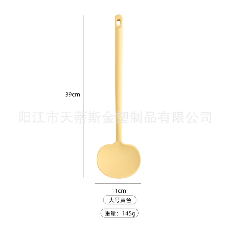 新一体式硅胶锅铲 家用耐高温不粘锅专用炒菜铲子厨房用具蘑菇铲|undefined