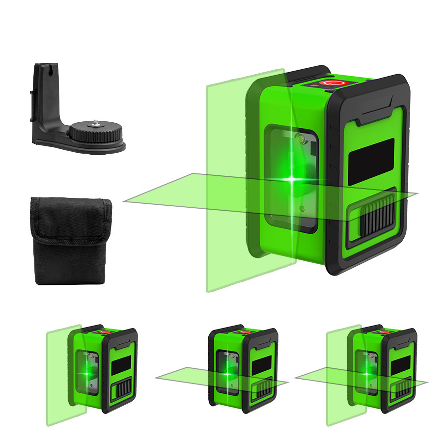 激光高精度红外线水平仪便携迷你小型绿光2线投线仪平水仪工厂