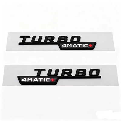 Body sticker – Modified Body Car Sticker - turbo4matic-glossy-black-pair-three-dimensional
