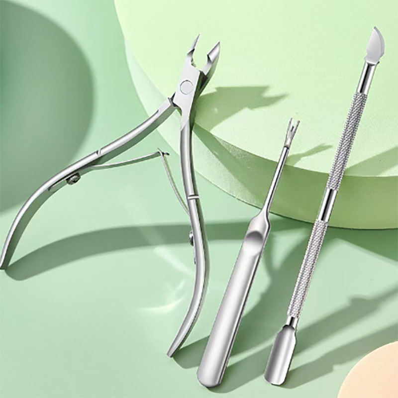 Exfoliating manicure tools set stainless steel for nails for…