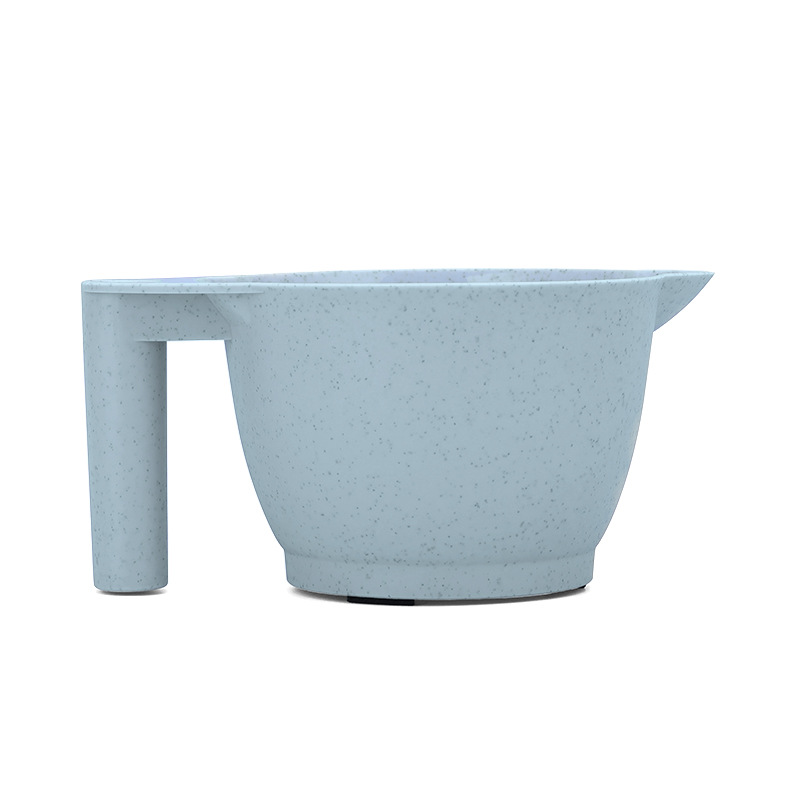 Tratamiento del cabello Tazón de aceite Tazón de tinte para el cabello Tazón de mezcla de color con mango Herramientas de peluquería Tratamiento del cabello Tazón de aceite Cabello Tazón de plástico para el cabello Comercio exterior