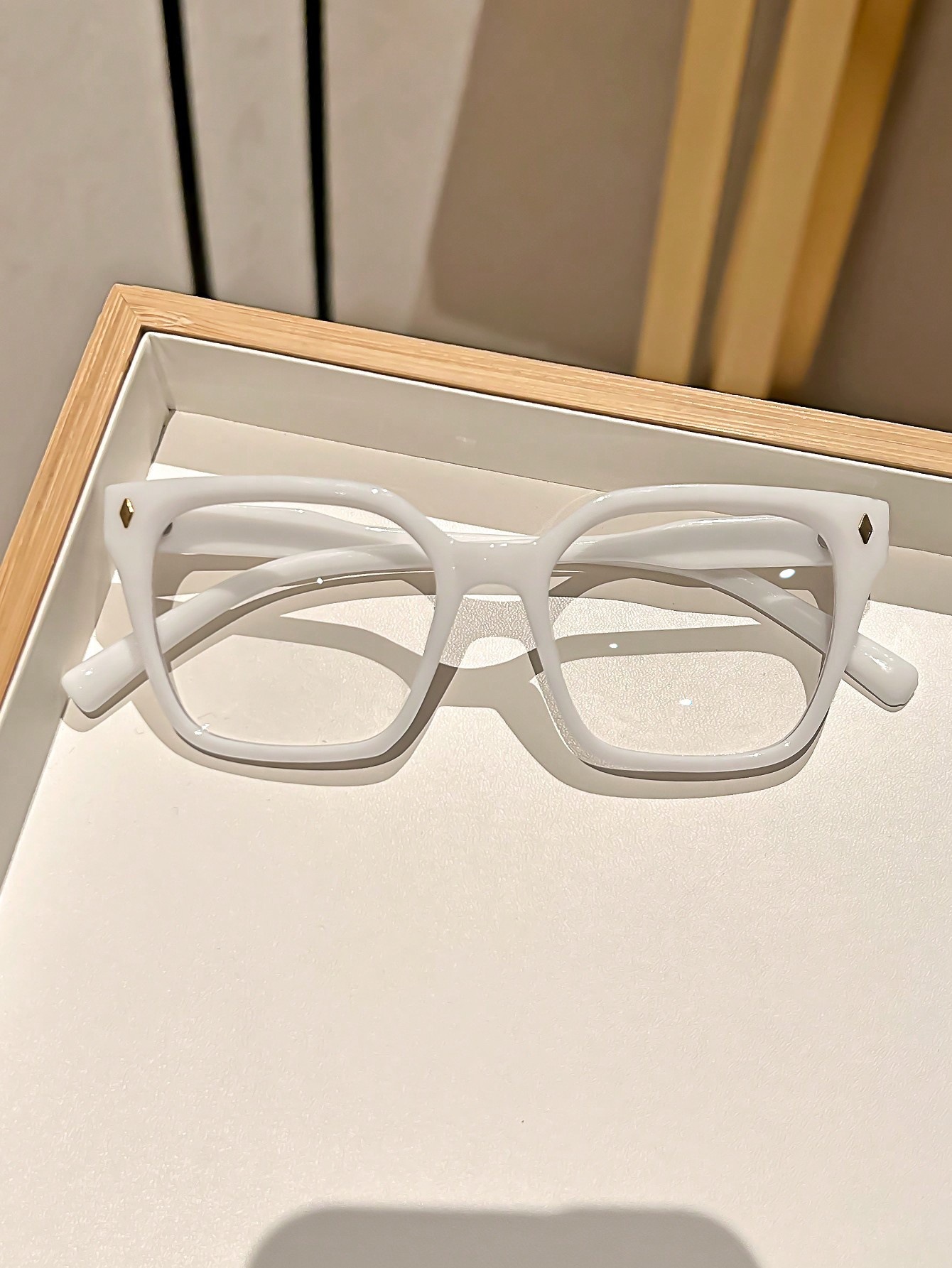 Quadratische Blaulichtfilter Brille Für Damen Gesichtsschmeichler_voghion.com