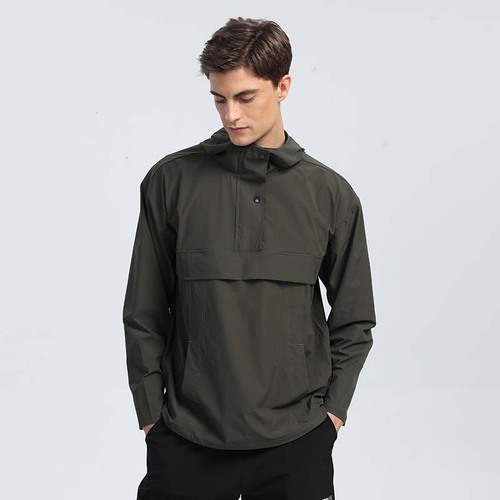  Autumn New Casual Jacket Men's Trendy Brand Fashion Men's Loose Trendy Sports Breathable Hooded Top