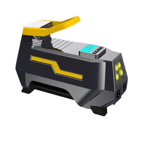 Car air pump digital display car home dual-purpose high-power multi-functional tire inflation LED lighting new style