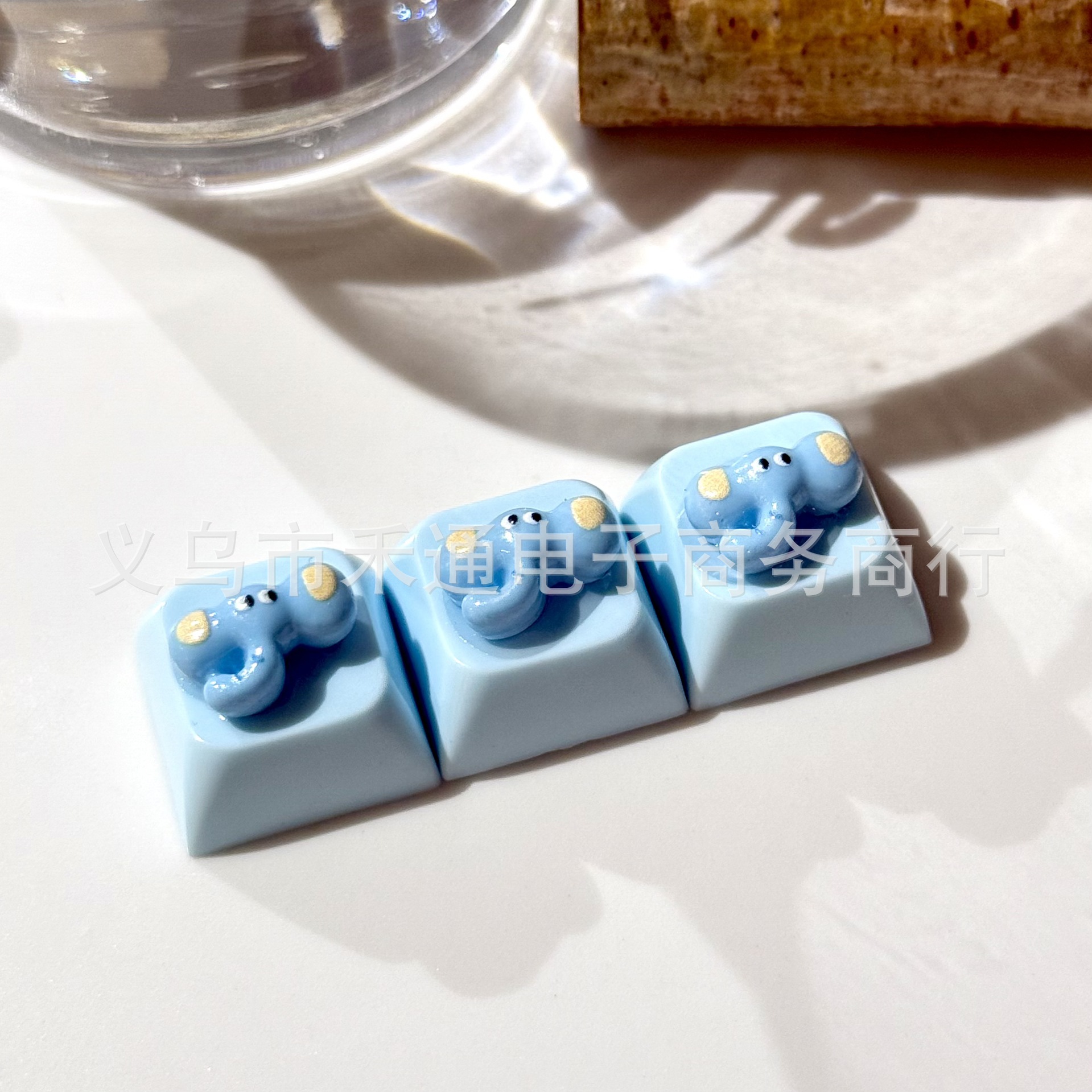 251-Blue Elephant Keycap