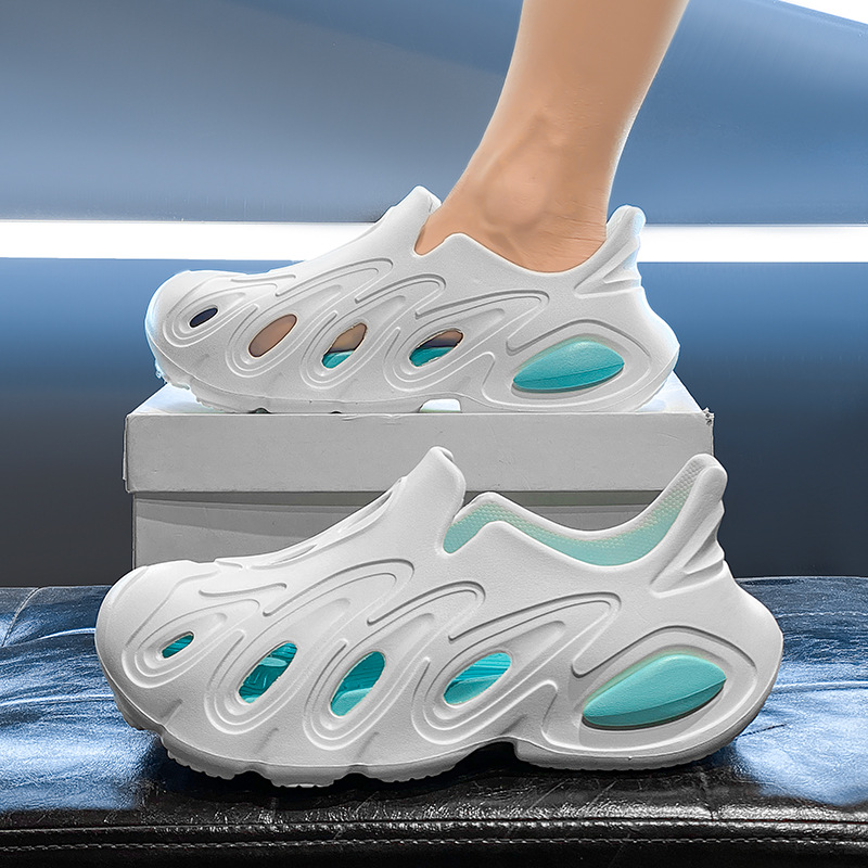 Zapatos con agujeros de coco, deportes al aire libre de verano para padres e hijos