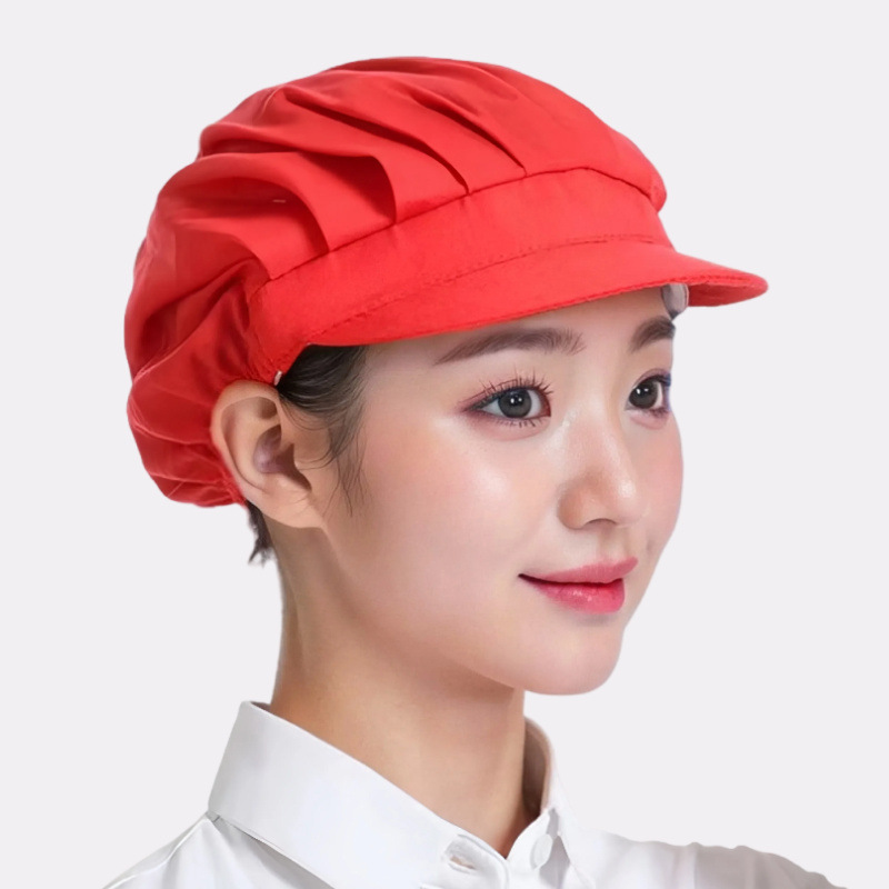Sombrero de taller de alimentos respirable a prueba de humo de aceite sombrero de cocina sombrero de cocinera sombrero de cocinera sombrero de trabajo