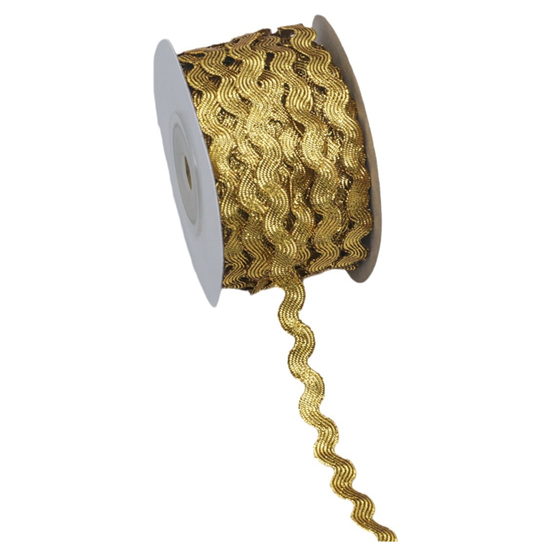 Cinturón curvo de onda de oro y plata de color de 5mm con borde S de onda de agua y borde creciente con cinta de encaje de joyería de ropa de bricolaje hecha a mano