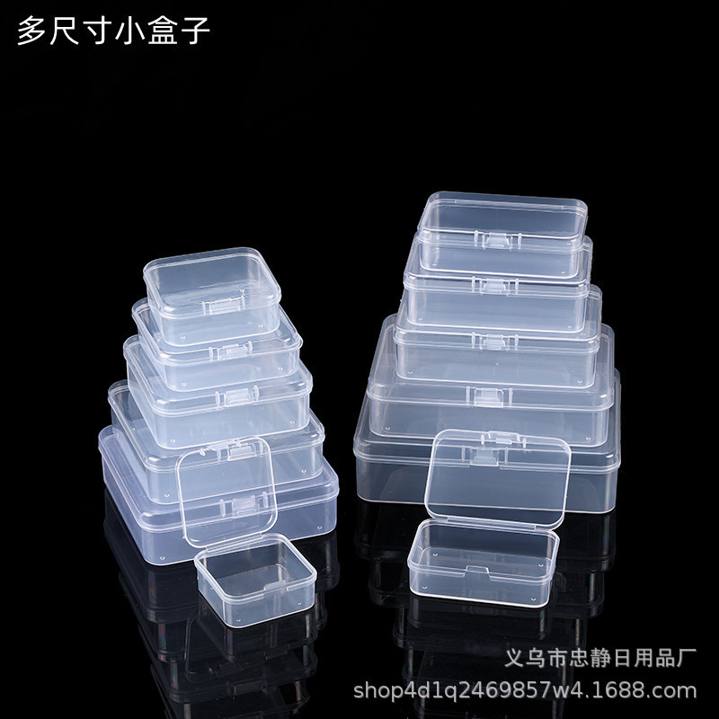 Transparent Plastic Packaging Box Hardware Tool Sample Display Box Parts Packaging Box Accessories Organizing Card Storage Box