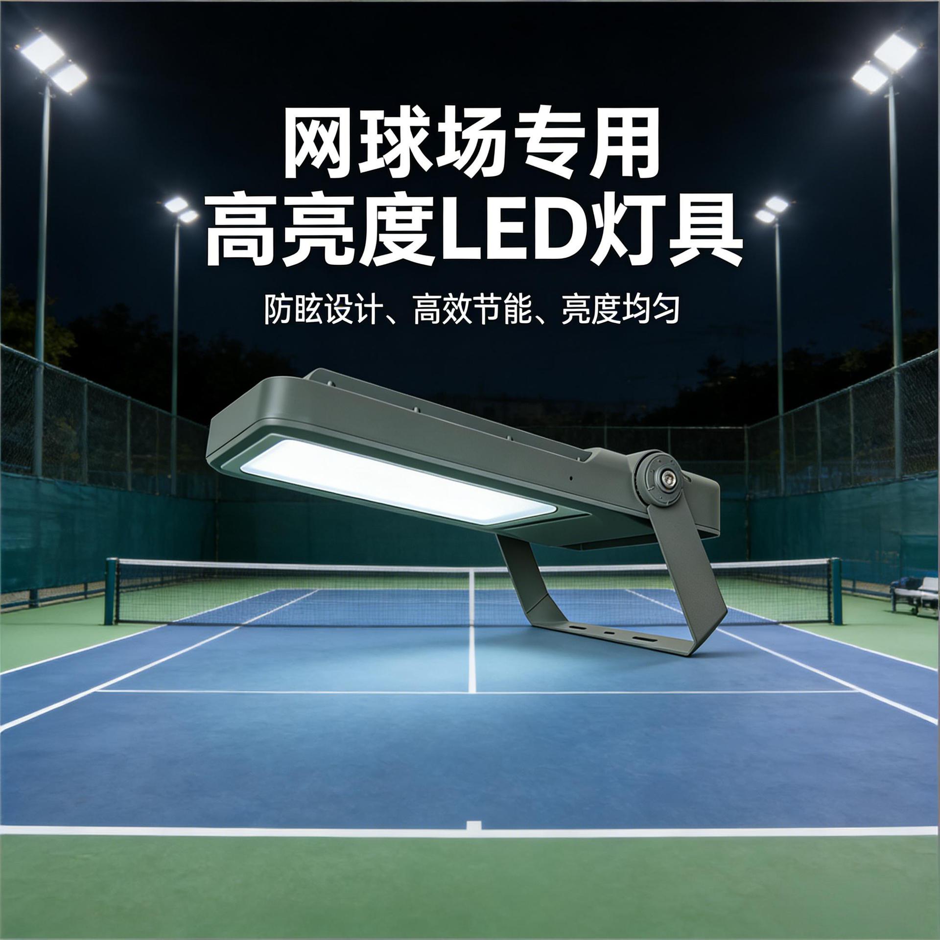 网球场LED防眩灯 户外防水IP66 无频闪高显指专业球场照明产品实拍图