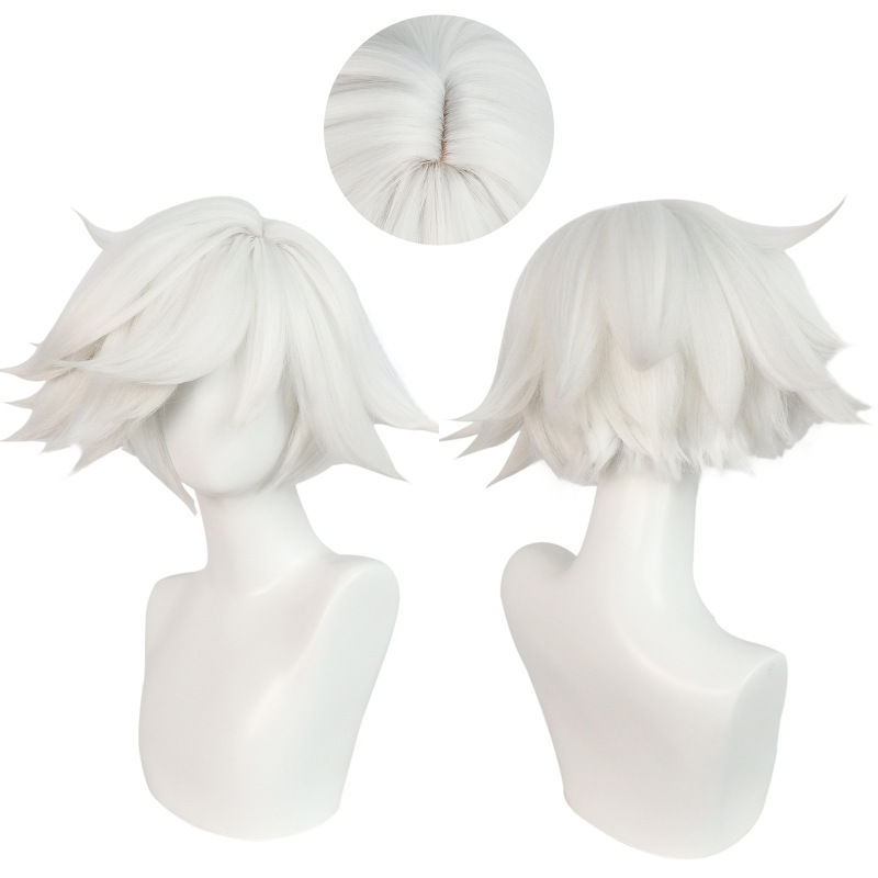 Hell Inn Angel Dust Cos Wig Angel Dust White Scalp Style Hell Inn Angel Dust Cos Wig Angel Dust White Scalp Style