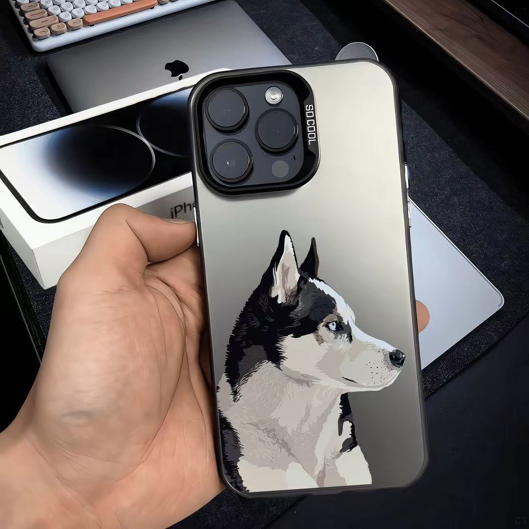 Husky para 15pro Europa y América 16promax funda para teléfono móvil de Apple iphone14 nuevo 13 nicho 12pro