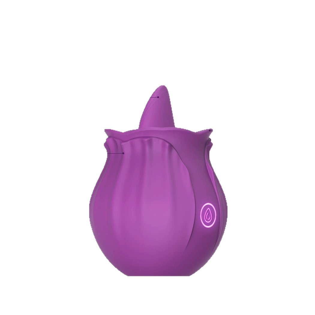 Meeting the Rose Penguin.Tongue cunnilingus for women masturbating and stimulating clitoris adult sex toys