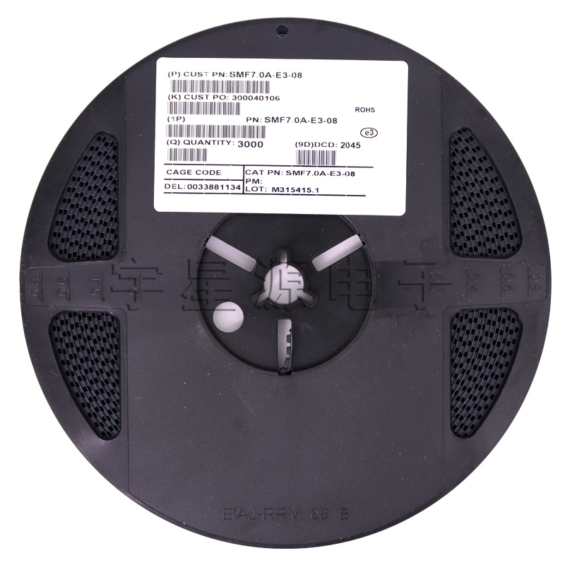 SMF7.0A 贴片瞬变抑制二极管 200W 7V SOD-123 SMF7V0A 单向