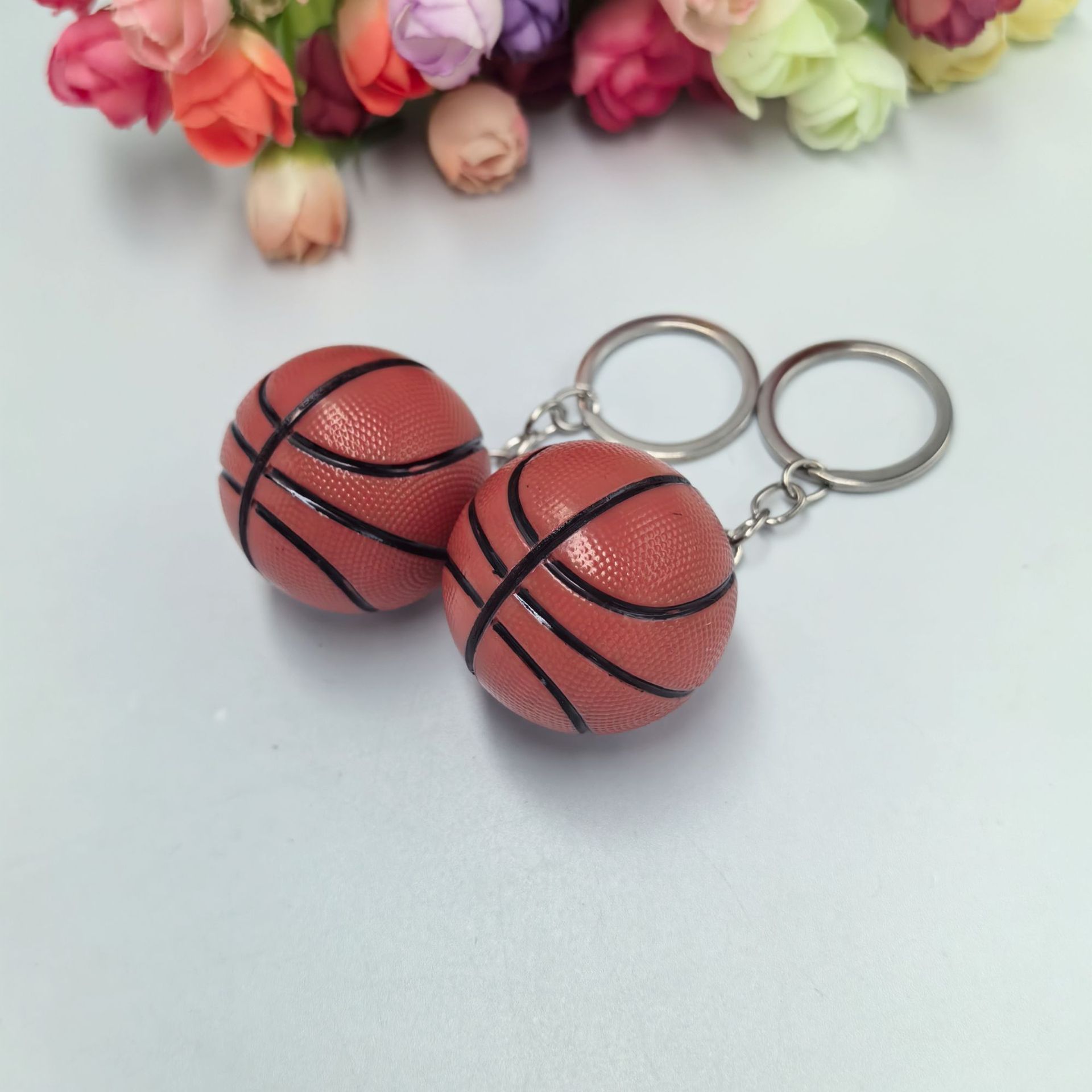 Llavero con colgante de réplica en miniatura de fútbol, baloncesto, rugby, decoración deportiva, regalo para fanáticos, transfronterizo