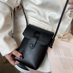 Retro First-Layer Cowhide Mobile Phone Bag 2025 Summer New Versatile Women's Compact Shoulder Bag Commuter Shoulder Bag for Women
