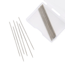 跨境盒装无孔滚花针修复用缝纫针面料修复螺纹头滚边针挑裤脚针