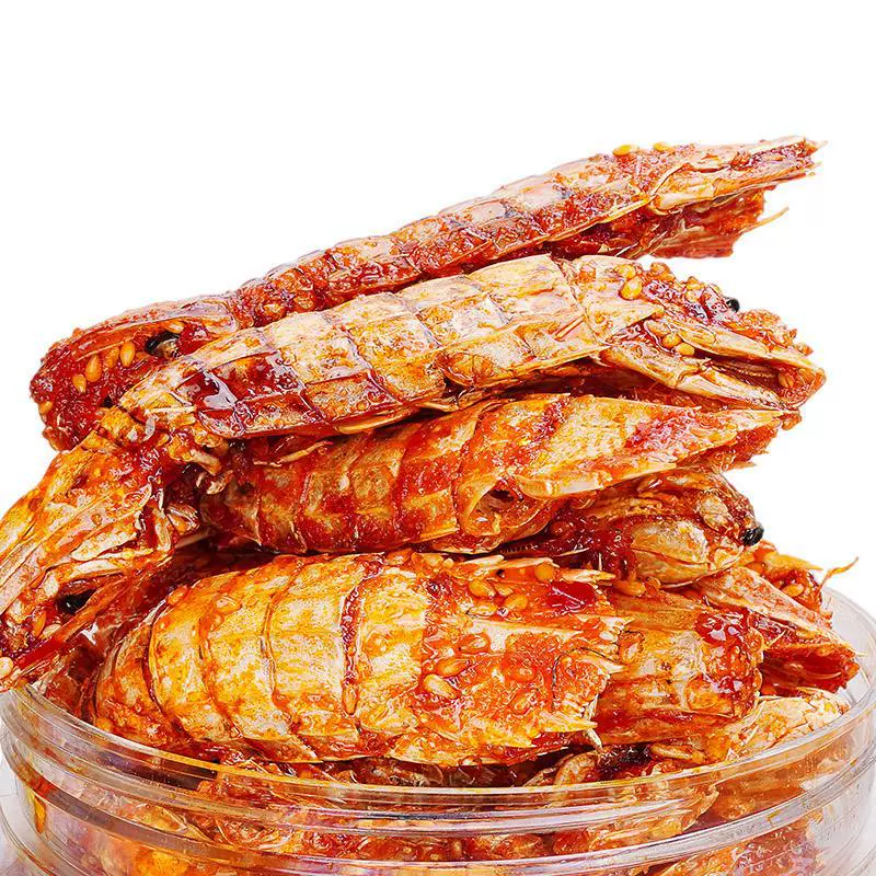 Сушёная острая креветка Пипи (Spicy Pipi), готовая хрустящая морская закуска, 250–500 г