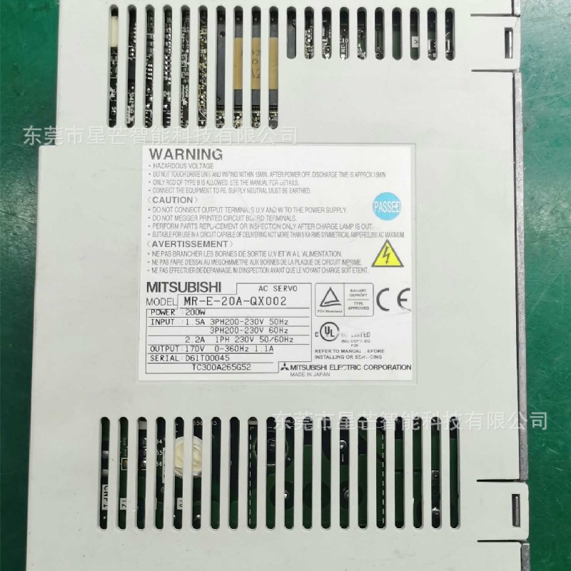 三菱伺服驱动器MR-E-20A-QX002伺服放大器MR-E-40A-QX002现货议价