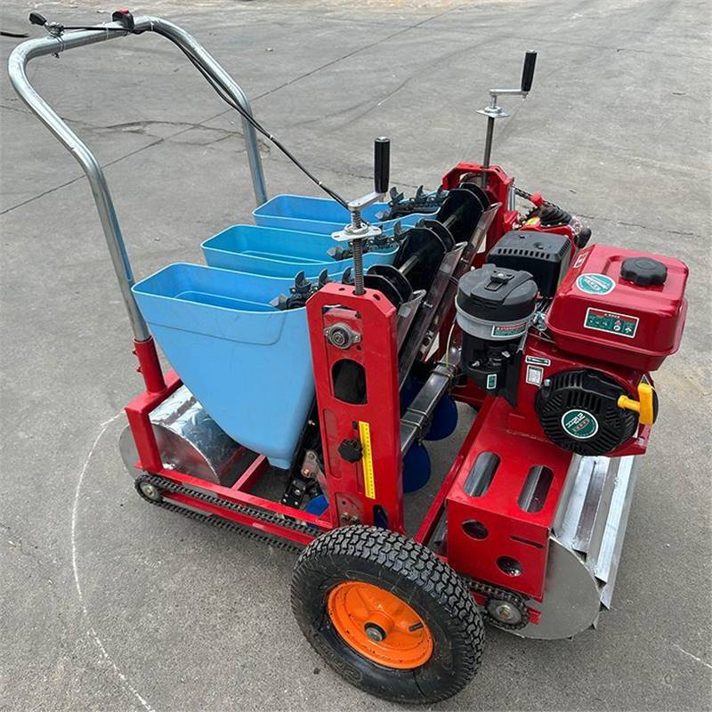 农用多行种蒜机手推大蒜播种机电动汽油播蒜机四轮车大蒜精播机