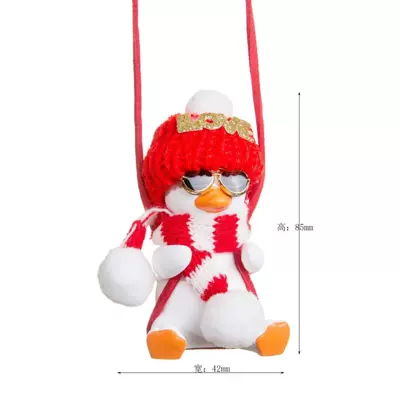 Car hanging – Swing Duck Internet Celebrity Duck - christmas-duck
