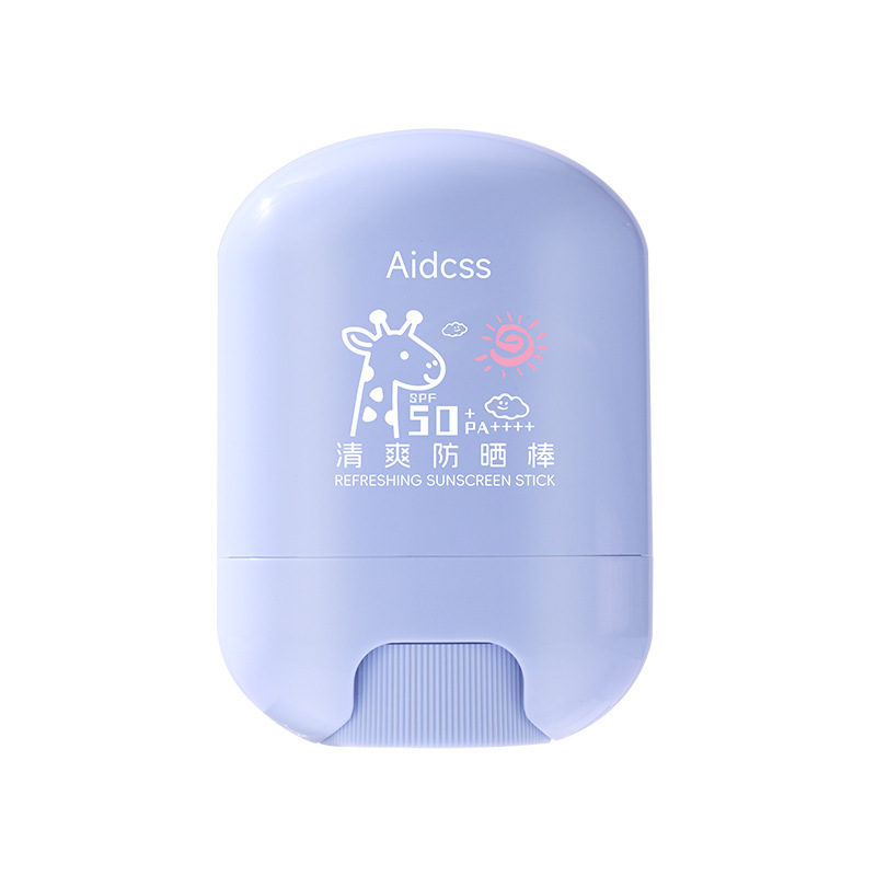 Aidcss リフレッシュ サンスクリーン スティック SPF50+ 抗 UV ハイパワー リフレッシュ ノンベタ 防水性と耐汗性の日焼け止め|undefined