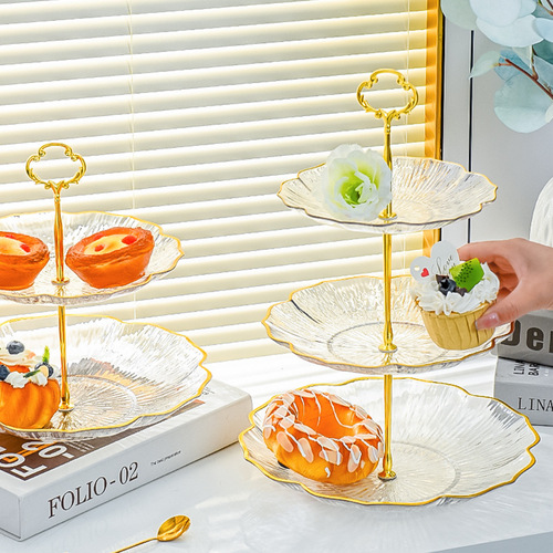 High-looking fruit plate, dessert table, multi-layer cake stand, snack tray, multi-layer snack candy plate, living room display stand