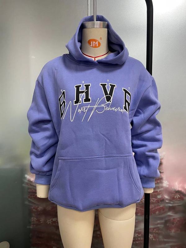 亚马逊跨境女装卫衣BHVR游戏字母印花加绒保暖长袖卫衣秋冬SU2309|undefined