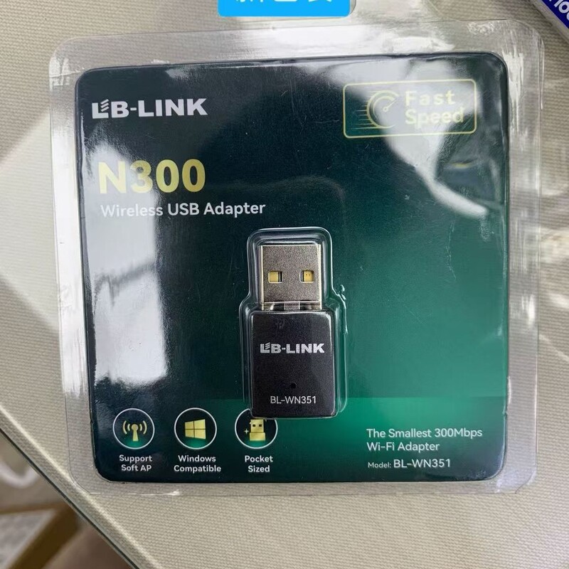 Lb-Link Bl-Wn351 Wireless USB Adapter 300Mbps Wireless Network Card Plug-And-Play Driver-Free Lb-Link Bl-Wn351 Wireless USB Adapter 300Mbps Wireless Network Card Plug-And-Play Driver-Free
